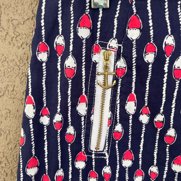 Lilly Pulitzer anchor and buoy skirt, size 0 - Picture 3 of 5